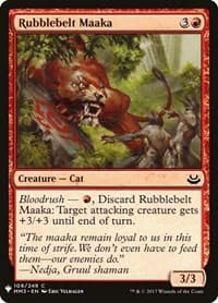Rubblebelt Maaka - The List Reprints - Magic: The Gathering card