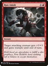 Run Amok - The List Reprints - Magic: The Gathering card