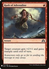 Rush of Adrenaline - The List Reprints - Magic: The Gathering card