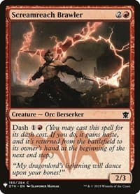 Screamreach Brawler - The List Reprints - Magic: The Gathering card
