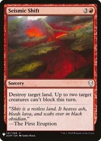 Seismic Shift - The List Reprints - Magic: The Gathering card