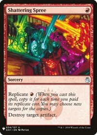 Shattering Spree - The List Reprints - Magic: The Gathering card