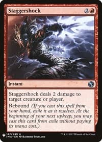 Staggershock - The List Reprints - Magic: The Gathering card