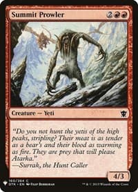 Summit Prowler - The List Reprints - Magic: The Gathering card
