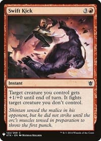 Swift Kick - The List Reprints - Magic: The Gathering card