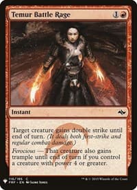 Temur Battle Rage (FRF) - The List Reprints - Magic: The Gathering card