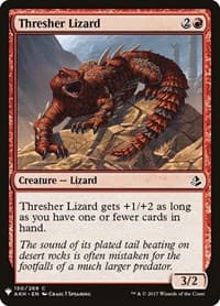 Thresher Lizard - The List Reprints - Magic: The Gathering card