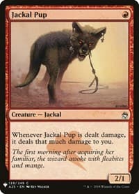 Jackal Pup - The List Reprints - Magic: The Gathering card