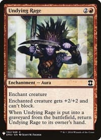 Undying Rage - The List Reprints - Magic: The Gathering card