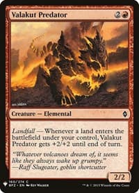 Valakut Predator - The List Reprints - Magic: The Gathering card