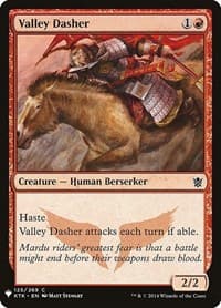 Valley Dasher - The List Reprints - Magic: The Gathering card