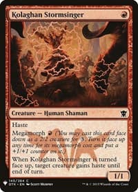 Kolaghan Stormsinger - The List Reprints - Magic: The Gathering card
