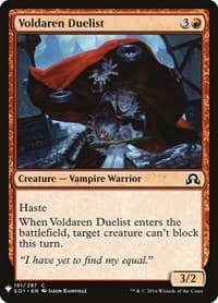 Voldaren Duelist - The List Reprints - Magic: The Gathering card