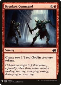 Krenko's Command (DDT) - The List Reprints - Magic: The Gathering card