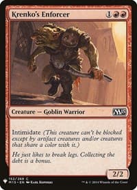 Krenko's Enforcer - The List Reprints - Magic: The Gathering card