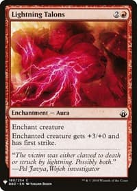 Lightning Talons - The List Reprints - Magic: The Gathering card