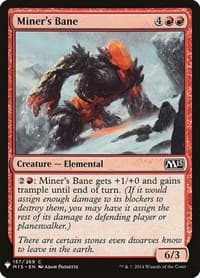 Miner's Bane - The List Reprints - Magic: The Gathering card