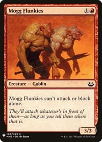 Mogg Flunkies - The List Reprints - Magic: The Gathering card