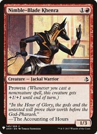 Nimble-Blade Khenra - The List Reprints - Magic: The Gathering card