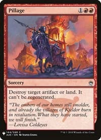 Pillage - The List Reprints - Magic: The Gathering card