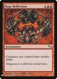 Rage Reflection - The List Reprints - Magic: The Gathering card