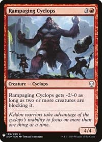 Rampaging Cyclops - The List Reprints - Magic: The Gathering card