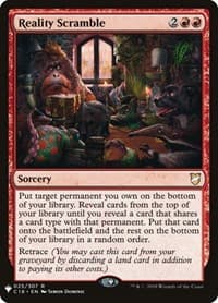 Reality Scramble - The List Reprints - Magic: The Gathering card