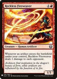 Reckless Fireweaver - The List Reprints - Magic: The Gathering card