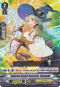 Colored-brush Sorcerer, Kazande - V Promo Cards - Cardfight Vanguard card