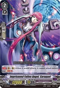 Imprisoned Fallen Angel, Saraqael - V Promo Cards - Cardfight Vanguard card