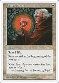 Blessed Wine - Fifth Edition - Magic: The Gathering card
