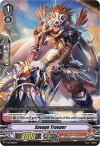 Savage Trooper (RRR Foil) - V Promo Cards - Cardfight Vanguard card