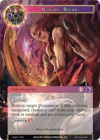 Bloody Break - Alice Origin Starter Deck - Force of Will card