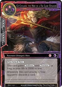 Cu Chulainn, the Hero in a Fare Land (Stranger) - Alice Origin Starter Deck - Force of Will card