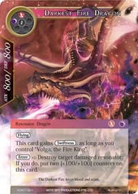 Darkest Fire Dragon - Alice Origin Starter Deck - Force of Will card