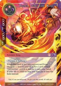 Volga, the Fire King - Alice Origin Starter Deck - Force of Will card