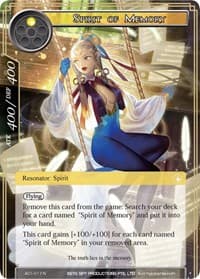 Spirit of Memory - Alice Origin - Force of Will card