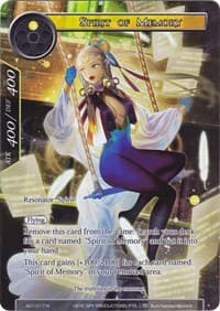 Spirit of Memory (Full Art) - Alice Origin - Force of Will card