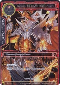 Barbatos, the Crimson Duke (Stranger) (Full Art) - Alice Origin - Force of Will card