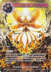 Burn to Cinders (Full Art) - Alice Origin - Force of Will card