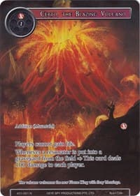 Certo, the Blazing Volcano (Full Art) - Alice Origin - Force of Will card