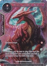 Draig, the Red Dragon (Full Art) - Alice Origin - Force of Will card