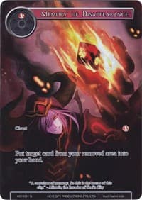 Memory of Disappearance (Full Art) - Alice Origin - Force of Will card