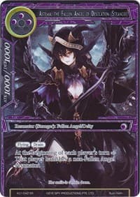 Astema, the Fallen Angel of Desolation (Stranger) (Full Art) - Alice Origin - Force of Will card