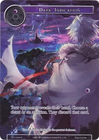 Dark Indication (Full Art) - Alice Origin - Force of Will card