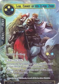 Lars, Knight of the Sacred Spirit (Full Art) - Alice Origin - Force of Will card