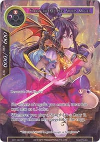 Shakti, the Red Eyes Swords Master (Full Art) - Alice Origin - Force of Will card