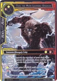 Thor, the White Lightning (Stranger) (Full Art) - Alice Origin - Force of Will card