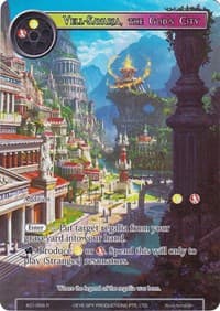 Vell-Savaria, the God's City (Full Art) - Alice Origin - Force of Will card