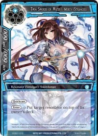 Twin Swords of Water's Mercy (Stranger) - Alice Origin Starter Deck - Force of Will card